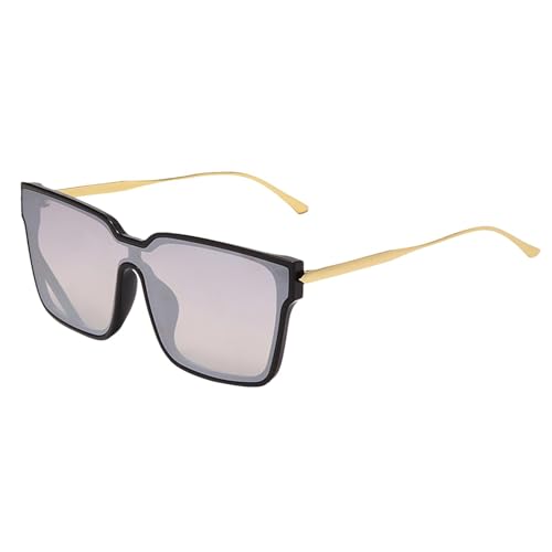 Quadratische Sonnenbrille, für Herren, rechteckig, Retro-Sonnenbrille mit UV-Schutz mit Metallrahmen, Sonnenbrille, Oh, Se référer au descriptif von Générique