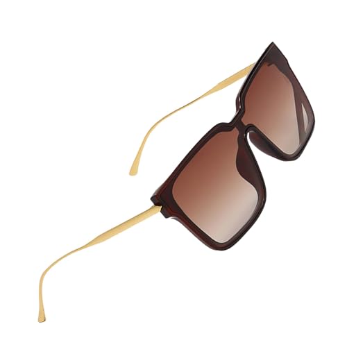 Quadratische Sonnenbrille für Damen, quadratische Sonnenbrille – große quadratische Sonnenbrille | quadratische Sonnenbrille für Männer und Frauen, modische Sonnenbrille mit Metallrahmen, Tz, Se Quadratische Sonnenbrille für Damen, quadratische Sonnenbrille – große quadratische Sonnenbrille | quadratische Sonnenbrille für Männer und Frauen, modische Sonnenbrille mit Metallrahmen, Tz, Se von Générique