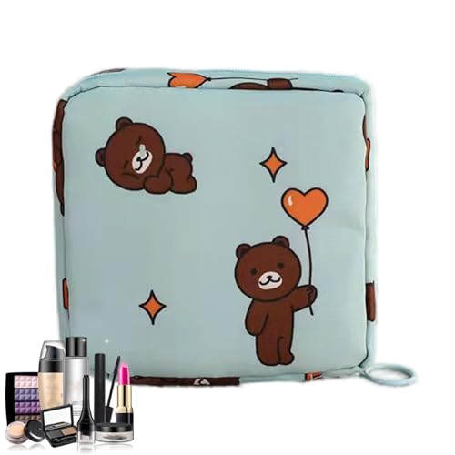 Reise-Toilettenläuse – Notfall-Set für Mädchen, zuverlässiger Make-up-Organizer, diskreter Fall für weibliche Pflege, tragbarer Organizer für die Menstruationsperiode mit Reißverschluss von Générique