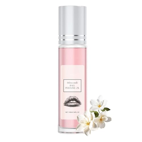 Roll On Perfume, Travel Rollerball Perfume, Pheromone Perfume, 10 ml Travel Rollerball Pheromone Perfume for Women, Long-Lasting Refreshing Roll-On Oil Fragrance for Travel and Everyday Use von Générique