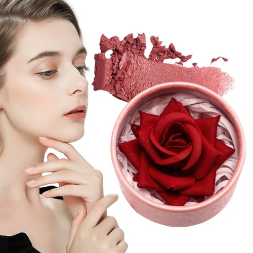 Rouge für Gesicht – Puder mit hoher Pigmentierung | 3D-Effekt Rosenblüten leicht für Frauen und Mädchen Abend und Veranstaltungen von Générique