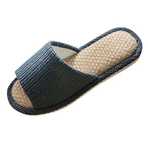 Sandalen für Herren, Leder, Strandschuhe, Sportsandalen, Trekking, Wandern, Herren, Leder, Outdoor, Mokassins, Sommerschuhe, Marine 2, 43 EU von Générique