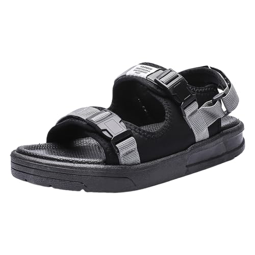 Sandalen für Herren, Sommer, bequem, Wanderschuhe, Flip-Flops für Herren, Sommer, rutschfest, Strand, Pool, Sandalen, Leder, für Strand und Pool, Sommer, Flip-Flops, bequeme Ledersandalen, B Grey, 40 Sandalen für Herren, Sommer, bequem, Wanderschuhe, Flip-Flops für Herren, Sommer, rutschfest, Strand, Pool, Sandalen, Leder, für Strand und Pool, Sommer, Flip-Flops, bequeme Ledersandalen, B Grey, 40 von Générique