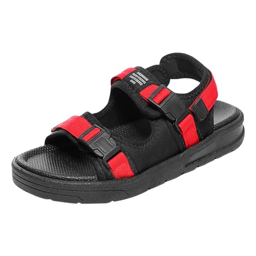 Sandalen für Herren, Sommer, bequem, Wanderschuhe, Flip-Flops für Herren, Sommer, rutschfest, Strand, Pool, Sandalen, Leder, für Strand und Pool, Sommer, Flip-Flops, bequeme Ledersandalen, B. Rot., 45 Sandalen für Herren, Sommer, bequem, Wanderschuhe, Flip-Flops für Herren, Sommer, rutschfest, Strand, Pool, Sandalen, Leder, für Strand und Pool, Sommer, Flip-Flops, bequeme Ledersandalen, B. Rot., 45 von Générique