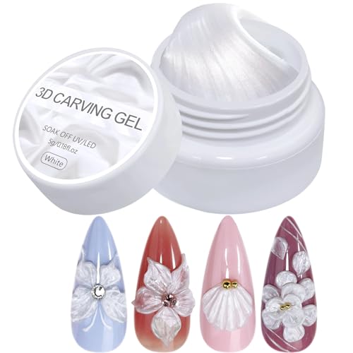 Satin Skulptur Gruppe für Nägel Gloss Satin White Pearl White Antihaft Weiche Bonbons Textur 3D Modellierungsgruppe 5G Pearl Solid For Extension Satin Skulptur Gruppe für Nägel Gloss Satin White Pearl White Antihaft Weiche Bonbons Textur 3D Modellierungsgruppe 5G Pearl Solid For Extension von Générique