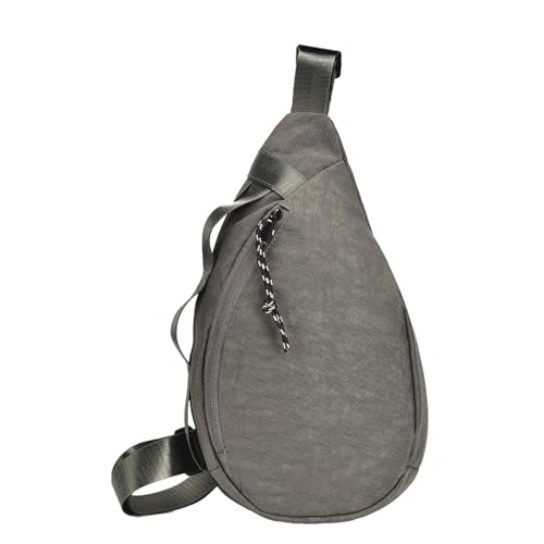Schlingentasche für Männer – Umhängetasche | Reisetasche für Männer | Diebstahlsichere Tasche | Multi-Pocket Man Purse mit verstellbaren Trägern | Laufgürteltasche | Telefonhalterung für L, grau, Se von Générique