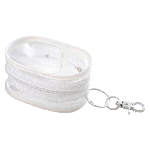 Schlüsselanhänger – Purse Keychain | Transparent Coin Purse | Clear Wallet Keychain Earphone Bag Coin Purse Keychain Earphone Bag Transparent Thick Small Coin Purse for Children's Day, Graduation von Générique