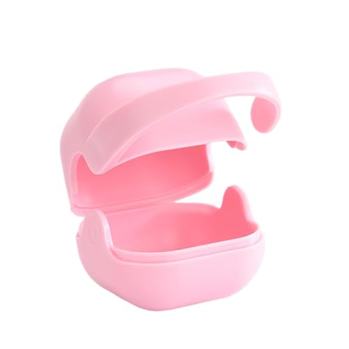 Schnullertasche – für Babys | Aufbewahrungsbox für Schnullerhalter | tragbarer Schnullerbehälter | -Behälter für Nippeltasche | Schnulleretui, Schnullerbox, Pink, Se référer au descriptif von Générique