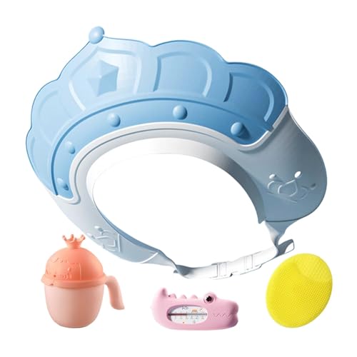 Shampoo Hut für, Duschhaube für | Haarwaschhut mit Wassertemperaturmesser und Shampoo Tasse - Sicherheitskappe mit Shampoo Bürste für die von Générique