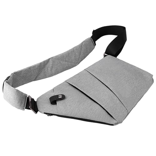 Slinge Rucksack – Schlingentasche für Herren | Schlingtasche für Männer | Reiserucksack | Brusttasche mit Schulterriemen | Umhängetasche mit Tragegurt für den C, Gray1, Se référer au descriptif, Siehe Slinge Rucksack – Schlingentasche für Herren | Schlingtasche für Männer | Reiserucksack | Brusttasche mit Schulterriemen | Umhängetasche mit Tragegurt für den C, Gray1, Se référer au descriptif, Siehe von Générique
