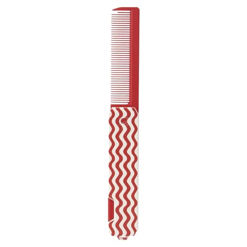 Small Comb, Fine Tooth & Wide Styling Comb, Folding Hair Tool, Portable Detangling Brush, Beards and Mustache 5.12 x 1.18 x 0.43 Inches for Women and Girls, Occupied Grooming von Générique
