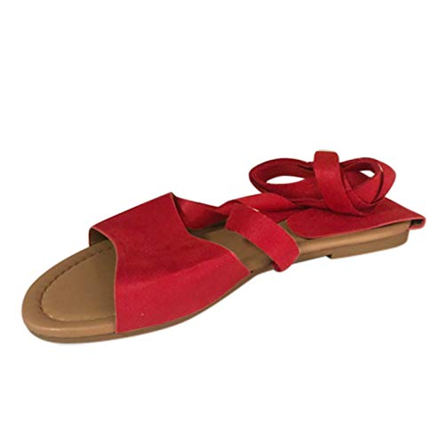 Sommerschuhe für Damen, Sandalen, offener Zehenbereich, Damen, Sommer, bequem, Sandalen, Wanderschuhe, orthopädisch, Sommer, Absatz, rot, 40 EU Sommerschuhe für Damen, Sandalen, offener Zehenbereich, Damen, Sommer, bequem, Sandalen, Wanderschuhe, orthopädisch, Sommer, Absatz, rot, 40 EU von Générique