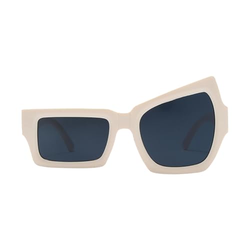 Sonnenbrille für Damen, originelle Brillen, Fantasie-Formen, UV400-Schutz, ideal für, Schwimmen, Fahrrad, Outdoor, Beigefarbener Rahmen, graue Teile, Se référer au descriptif Sonnenbrille für Damen, originelle Brillen, Fantasie-Formen, UV400-Schutz, ideal für, Schwimmen, Fahrrad, Outdoor, Beigefarbener Rahmen, graue Teile, Se référer au descriptif von Générique