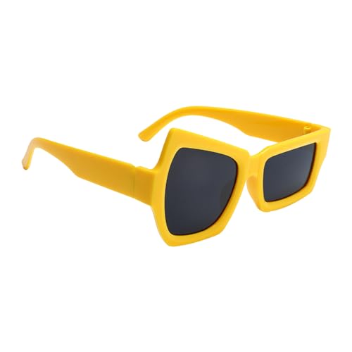 Sonnenbrille für Damen, originelle Brillen, Fantasie-Formen, UV400-Schutz, ideal für Strand, Schwimmen, Fahrrad, Outdoor, Graue Folie mit gelbem Rahmen, Se référer au descriptif Sonnenbrille für Damen, originelle Brillen, Fantasie-Formen, UV400-Schutz, ideal für Strand, Schwimmen, Fahrrad, Outdoor, Graue Folie mit gelbem Rahmen, Se référer au descriptif von Générique