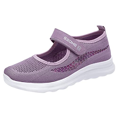 Sportschuhe für Damen, Laufschuhe, orthopädisch, Damen, Wanderschuhe, atmungsaktiv, Tennis, Komfort, Fitness, Fitnessstudio, Jogging, Sneaker, 1 Violett., 38 EU Sportschuhe für Damen, Laufschuhe, orthopädisch, Damen, Wanderschuhe, atmungsaktiv, Tennis, Komfort, Fitness, Fitnessstudio, Jogging, Sneaker, 1 Violett., 38 EU von Générique