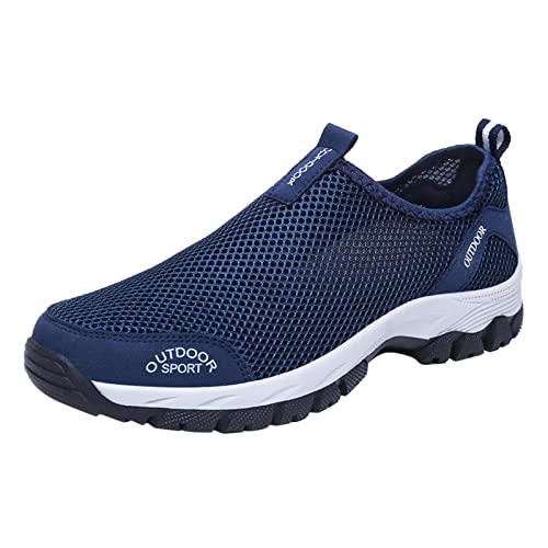 Sportschuhe für Herren, Laufschuhe, Herren, Basketball, Herren, Laufschuhe, Herren, Multisport, Freizeitschuhe, bequem, rutschfest, Slip on Sneakers, Dunkelblau C, 40 EU Sportschuhe für Herren, Laufschuhe, Herren, Basketball, Herren, Laufschuhe, Herren, Multisport, Freizeitschuhe, bequem, rutschfest, Slip on Sneakers, Dunkelblau C, 40 EU von Générique