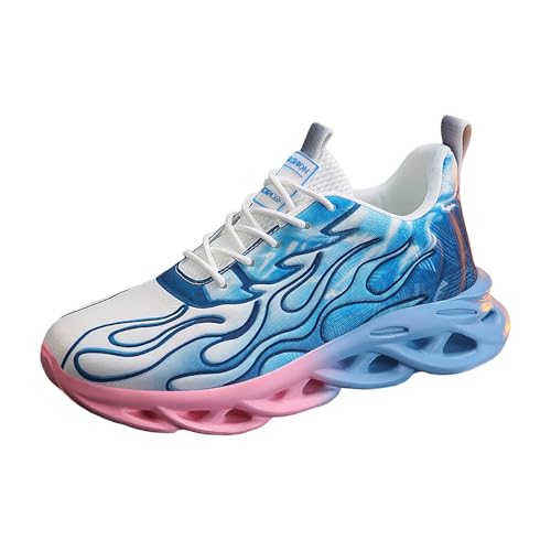 Sportschuhe für Herren, Laufschuhe, Herren, Laufschuhe, Herren, Sneaker, Herren, lässig, Arbeit, Sneaker, Tennis, bequem, Slip On Sneakers, Blau 3, 40 EU von Générique