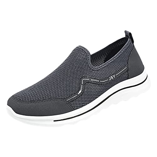 Sportschuhe für Herren, Laufschuhe, Herren, Laufschuhe, Herren, atmungsaktiv, Freizeitschuhe, Sneaker, Arbeit, Sneaker, Outdoor, Indoor, Tennis, Schuhe, A Grey, 43 EU Sportschuhe für Herren, Laufschuhe, Herren, Laufschuhe, Herren, atmungsaktiv, Freizeitschuhe, Sneaker, Arbeit, Sneaker, Outdoor, Indoor, Tennis, Schuhe, A Grey, 43 EU von Générique