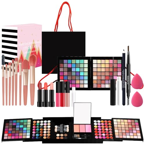 Starter-Kit, komplettes Beauty-Set, professionelles Make-up-Set, Make-up-Set für Mädchen, Reise-Make-up-Tasche, erschwingliches Make-up-Set für Frauen und Mädchen von Générique
