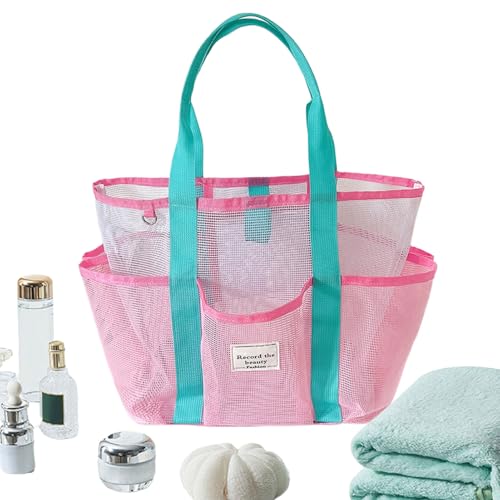 Strandtasche aus Mesh – Sandtasche für | Strandtaschen | Große faltbare Schwimmtaschen | Damen Gepäck für Reisegepäck Outdoor Kreuzfahrt Camping Camping Rand, Green Carry Handle, Se référer au von Générique