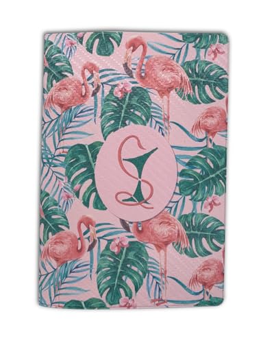 Tasche für Ordnung und Vitale Karte – Modell Flamingo Rosa, Fuchsia und Hellrosa, Tasche für Rezepte aus expandiertem Gummi von Générique