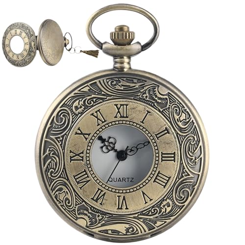 Taschenuhren mit Kette, Taschenuhr mit Handaufzug, mechanische Taschenuhr für Männer, einzigartige mechanische Taschenuhr für Vater, Freund, Erwachsene, Single Attribute, Se référer au descriptif von Générique