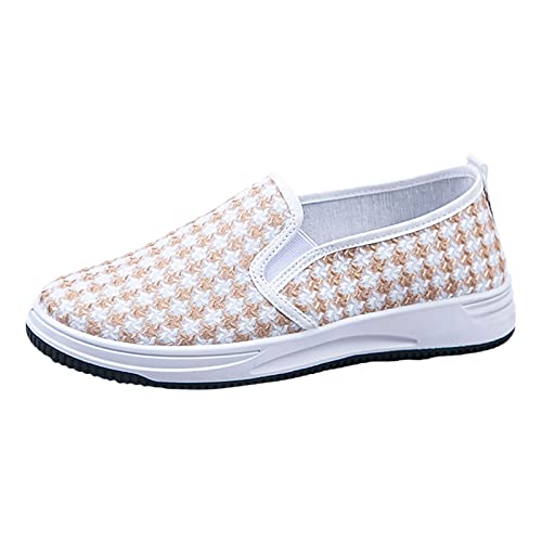 Tennisschuhe für Damen, bequem, orthopädisch, Damen, Sneaker, Damen, Casual, Multisport, Tennisschuhe, bequem, bequem, Turnschuhe, orthopädisch, D Kaffee, 38 EU von Générique