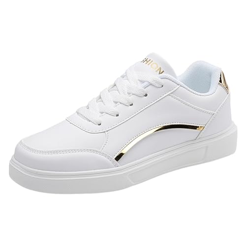 Tennisschuhe für Damen, bequem, orthopädisch, Damen, Sneaker, Damen, bequem, Arbeit, Orthopädisch, Komfort, Gymnastik, lässig, Tennisschuhe, Gold., 41 EU Tennisschuhe für Damen, bequem, orthopädisch, Damen, Sneaker, Damen, bequem, Arbeit, Orthopädisch, Komfort, Gymnastik, lässig, Tennisschuhe, Gold., 41 EU von Générique