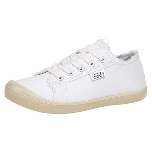 Tennisschuhe für Damen, bequem, orthopädisch, Damen, Sneaker, Damen, lässig, leicht, Sneaker, Outdoor, Indoor, Slip On Tennisschuhe, Gymnastik, orthopädische Schuhe, Weiß 3, 36 EU Tennisschuhe für Damen, bequem, orthopädisch, Damen, Sneaker, Damen, lässig, leicht, Sneaker, Outdoor, Indoor, Slip On Tennisschuhe, Gymnastik, orthopädische Schuhe, Weiß 3, 36 EU von Générique
