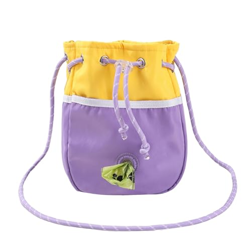 Trainings-Schultertasche für Hunde, Trainingstasche für Hunde, wasserdichte Schultertrainingstasche mit großer Kapazität, tragbare und kontrastierende Farbe für Spielzeug, S, Violett, Purple, Se Trainings-Schultertasche für Hunde, Trainingstasche für Hunde, wasserdichte Schultertrainingstasche mit großer Kapazität, tragbare und kontrastierende Farbe für Spielzeug, S, Violett, Purple, Se von Générique