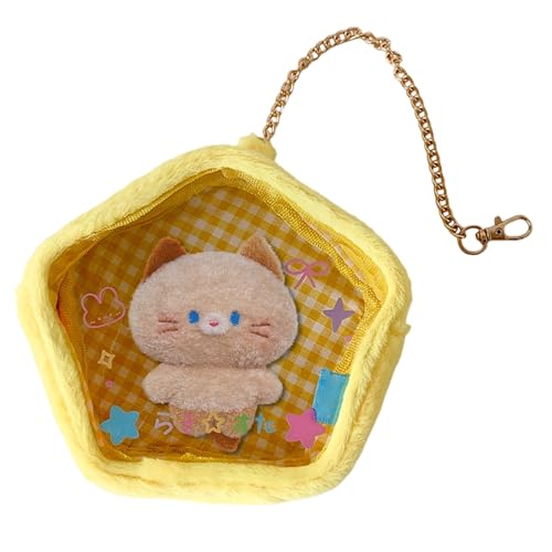 Transparente Tasche | Transparente Hülle für Figur | Schutzhülle im Cartoon-Design für Männer und Frauen Rucksack Outdoor Reise, Stern, Se référer au descriptif von Générique