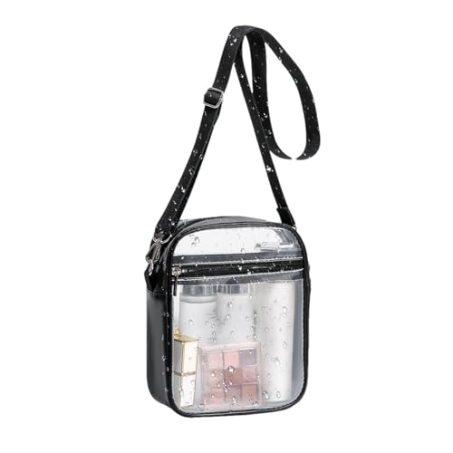 Transparente Umhängetasche – transparente Handtasche mit Stadiongenehmigung | genehmigt vom Stadion Clear Purse | Kleine klare -Tasche | klare Umhängetasche | Transparente Stadiontasche von Générique