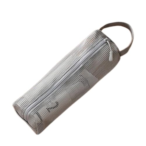 Travel Cosmetic Tasche für Frauen – Cosmetic Bag Trip | Tragbarer Zahnbürstendeckel | Multifunktionale Kosmetiktasche aus Netz im Mai, grau, Se référer au descriptif, Siehe Beschreibung von Générique