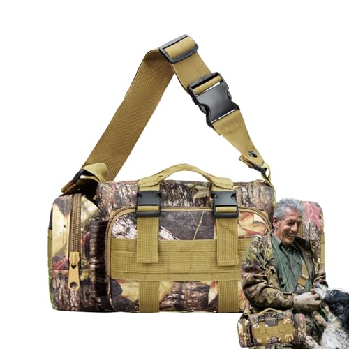 Tree Stand Bag | Large Capacity Camouflage Hunting Bag | Waterproof Treestand Storage Bag with Multiple Pockets | Hunting Fanny Pack Waist Bag with Straps for Men Hunters, Mehrfarbig, Dead Leaves, Se Tree Stand Bag | Large Capacity Camouflage Hunting Bag | Waterproof Treestand Storage Bag with Multiple Pockets | Hunting Fanny Pack Waist Bag with Straps for Men Hunters, Mehrfarbig, Dead Leaves, Se von Générique