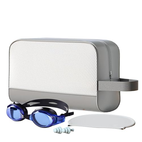 Turnbeutel, wasserdicht, für /Fitnessstudio, große Kapazität, mit Reißverschluss, Reisezubehör, Aufbewahrungs-Organizer für Swimming & Fitness, 25,9 x 15,2 x 15,2 cm, Fog Ash, Se référer au Turnbeutel, wasserdicht, für /Fitnessstudio, große Kapazität, mit Reißverschluss, Reisezubehör, Aufbewahrungs-Organizer für Swimming & Fitness, 25,9 x 15,2 x 15,2 cm, Fog Ash, Se référer au von Générique