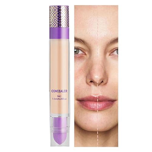 Wand Concealer, ein Concealer für dunkle Kreise - 4 in 1 komplette komplette komplette Quadrate, Strahler, CC CreamMetics Feuchtigkeitsradiator 7.5ml für Frauen für Frauen von Générique