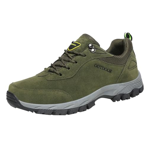 Wanderschuhe, Herren, Laufschuhe, Herren, Sneaker, Herren, leicht, ohne Schnürsenkel, Outdoor-Sport, atmungsaktiv, Slip, rutschfest, elastisch, Grün B, 48 EU Wanderschuhe, Herren, Laufschuhe, Herren, Sneaker, Herren, leicht, ohne Schnürsenkel, Outdoor-Sport, atmungsaktiv, Slip, rutschfest, elastisch, Grün B, 48 EU von Générique