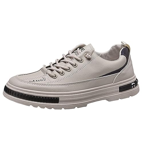 Wanderschuhe für Herren, Sneaker, Running, Sicherheitsschuhe, Herren, Basketball, Herren, leicht, Walking, Slip On Fitness, bequem, modisch, Wandern, bequem, Khaki B, 42 EU von Générique
