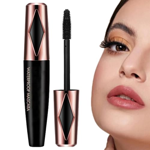 Wasserdichte Mascara – Wimpern-Make-up ohne Flocken, Curling | Spektakuläre Verlängerungslänge, langlebiger Volumerie-Pinsel, schmutzabweisender Applikator für von Générique