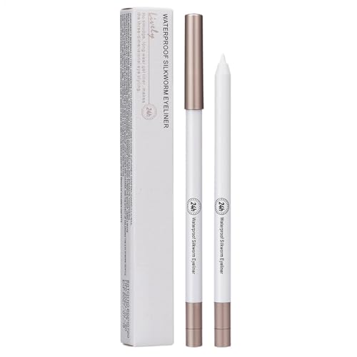 Wasserfester Eyeliner, Mehrzweck-Make-up-Werkzeug Für Lidschatten-Liner, Glatter Weißer Eyeliner-Stift Zum Hervorheben Langlebiger Eyeliner,Professioneller Eyeliner-Stift von Générique