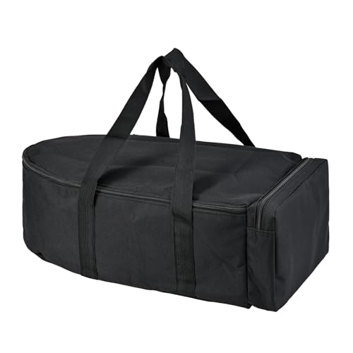 Weiche Ausrüstungsbox, Angeltasche | Robuste Aufbewahrungstasche für Angelausrüstung, Köderboot | Praktischer und verschleißfester tragbarer Angel-Organizer zum Angeln, Wandern, Schwarz , Se référer von Générique