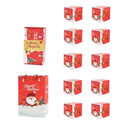 Weihnachtsboxen – Pop-Up Boxen Silber Weihnachten | Faltbare Pop-Up Boxen, Weihnachts-Springboxen, Festliche Explosive Pop-Up-Box für Weihnachts- und Urlaubszubehör von Générique