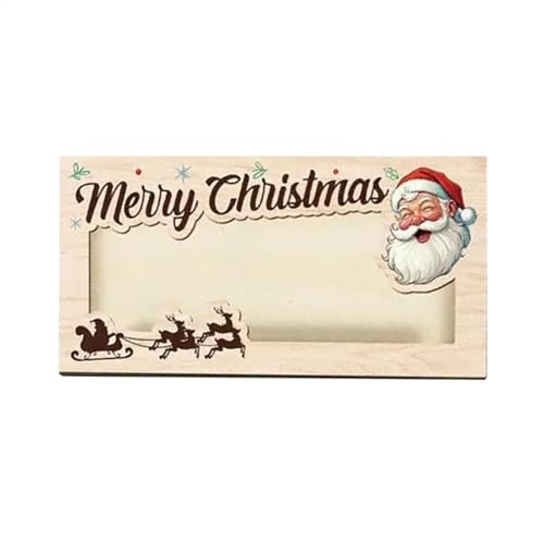 Weihnachtsgeldbörse – Niedliche Weihnachtsgeldbörse in Form eines Weihnachtsmanns | Weihnachtsgeldhalter Geschenk aus Holz 2024 | Weihnachtsgeldhalter Ornamente für Geld | Halter von Générique