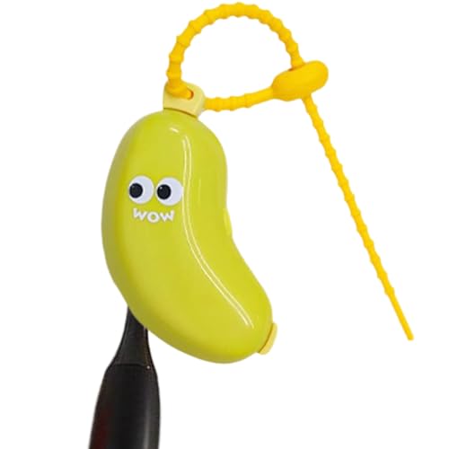 Zahnbürstenabdeckungen – Reiseschutz in Bananen-Form, tragbares Zahnbürstenetui | Staubbehälter für Mundpflege, Hygienedecke für Frauen und Familien, grün, Se référer au descriptif, Siehe Beschreibung von Générique