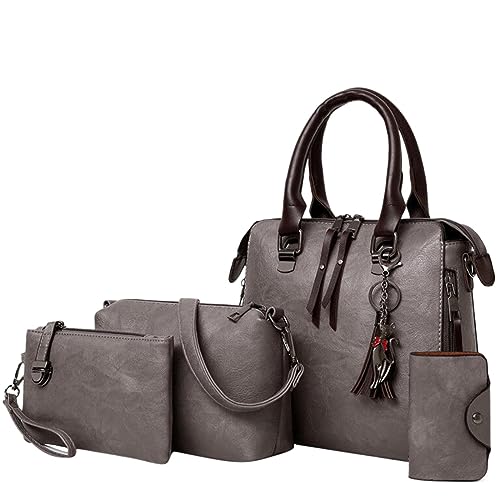 Zum Aufkleben auf Brieftasche mit Gurt, Set für Damen, Handtasche, Geldbörse, Umhängetasche, Obergriff, Tasche, Tasche, Kosmetiktasche, für Augen-Make-up, grau, Einheitsgröße Zum Aufkleben auf Brieftasche mit Gurt, Set für Damen, Handtasche, Geldbörse, Umhängetasche, Obergriff, Tasche, Tasche, Kosmetiktasche, für Augen-Make-up, grau, Einheitsgröße von Générique