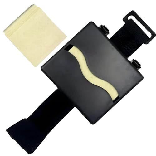 1 Armband Haar Dauerwelle Papier Box mit 180 Blatt Verstellbarer Gurt Super Dünn Leicht Zu Reinigen Professionelles Friseurwerkzeug Für Salon Und Zuhause von Generisch