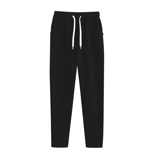 1 Euro Artikel Sporthose Damen Jogginghose Gerades Bein Sporthose Frauen Freizeithose High Waist Laufhose mit Kordelzug Sweathose Sport Damen Hose von Generisch
