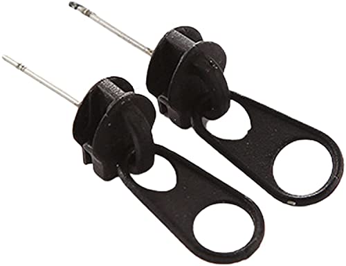 1 Paar weibliche Ohrringe, auffällige Reißverschluss-Ohrstecker, exquisite Piercing-Reißverschluss-Ohrstecker für Party-Haltbarkeit von Generisch