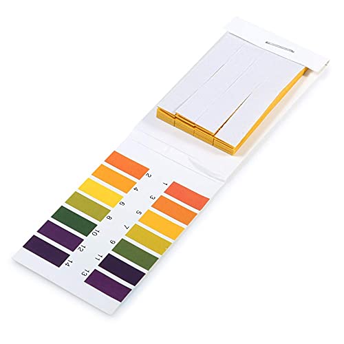 1 Packung (80 Stück) Lackmus-Papier Wasser-Boden-Test-Kit 1-14 alkalisches Säure-Testpapier Labor Lackmus-Tester Tragbares Wasser-Lackmus-Test-Kit Wasser-PH-Teststreifen von Generisch