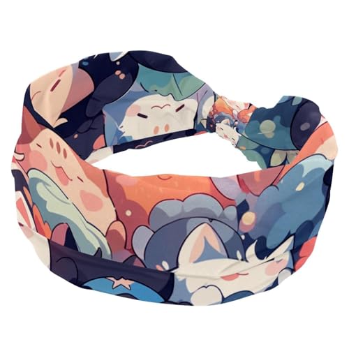 1 Packung breite Stirnbänder für Damen, elastisches Stirnband, Cartoon-Tiere, 1237 Stirnbänder, Damen-Haarband, Turban, Workout, weiches Schweiß-Haarband, Zubehör 1 Packung breite Stirnbänder für Damen, elastisches Stirnband, Cartoon-Tiere, 1237 Stirnbänder, Damen-Haarband, Turban, Workout, weiches Schweiß-Haarband, Zubehör von Generisch